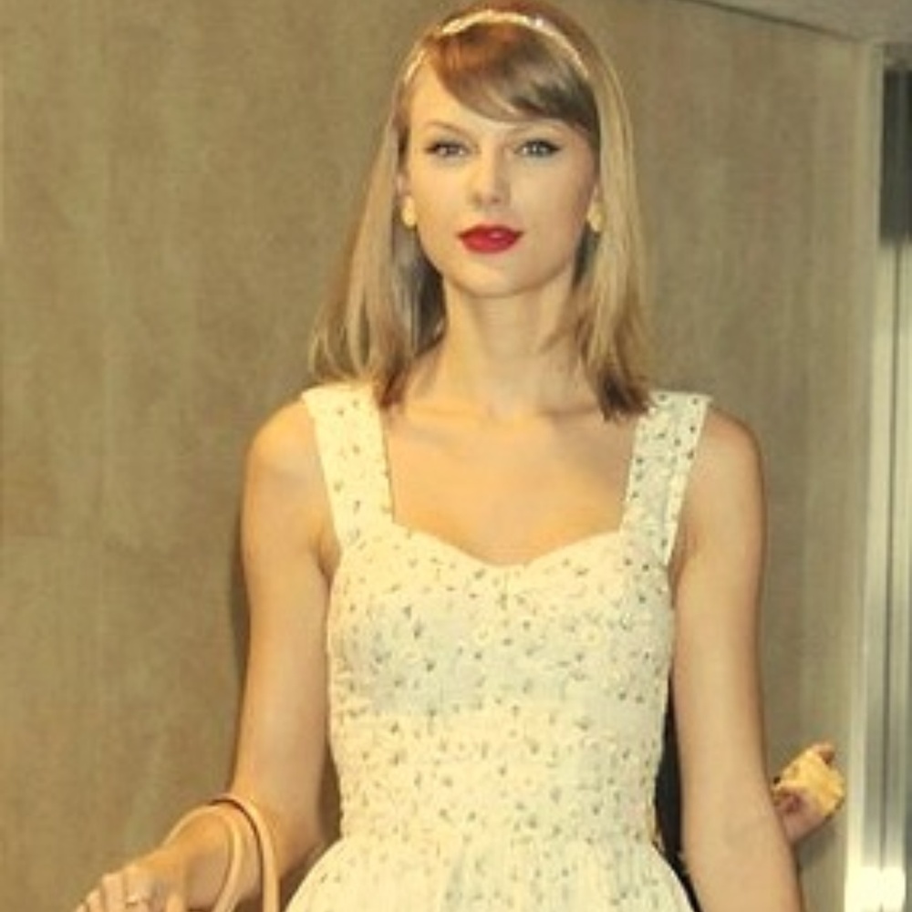 French Connection White Floral Dress